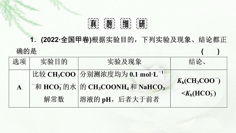 2023届高考化学二轮复习专题10化学实验基础与综合实验探究课件07