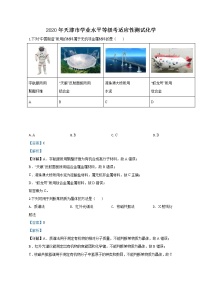 2020年天津市学业水平等级考适应性测试化学试题 解析版