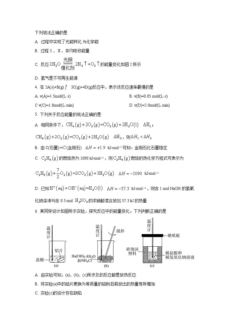 陕西省咸阳市礼泉县2022-2023学年高二上学期中期学科素养评价化学试卷第2页