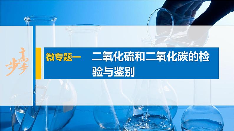 第五章 微专题一 二氧化硫和二氧化碳的检验与鉴别课件PPT第1页