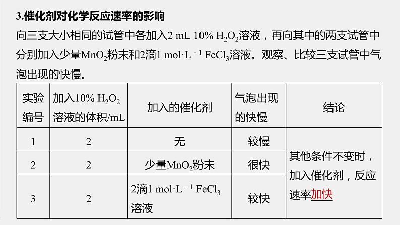 第六章 实验活动7 化学反应速率的影响因素课件PPT第7页