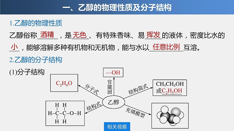 第七章 第三节 第1课时 乙醇 课件04