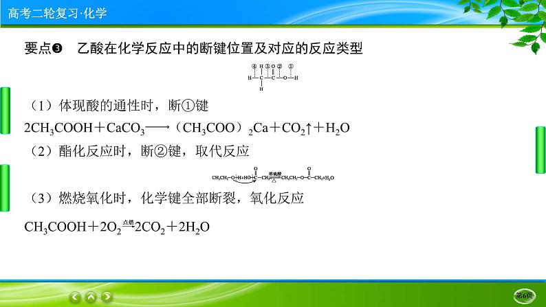 2023高三二轮复习化学（老高考）专题十二　常见有机物及其应用课件PPT第6页