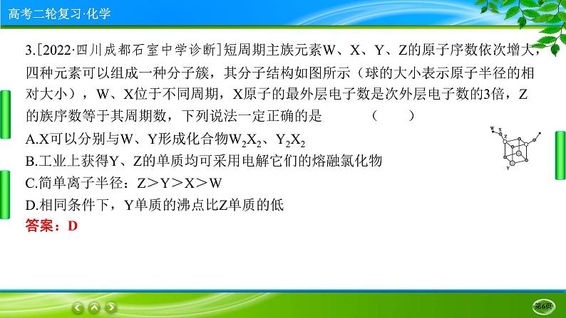 2023高三二轮复习化学（老高考）题型专项训练课件PPT06