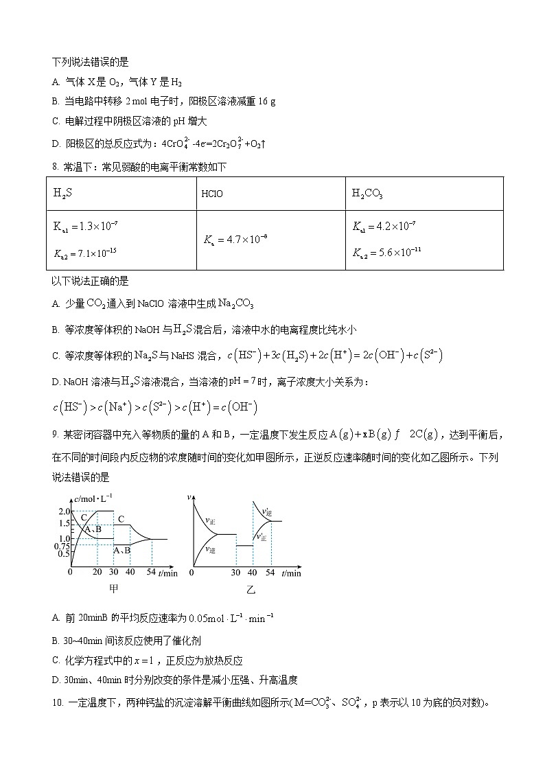 山东省德州市重点中学2022-2023学年高二上学期1月期末考试化学试题第3页