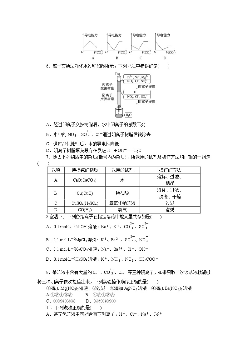 课时作业 11 离子反应02