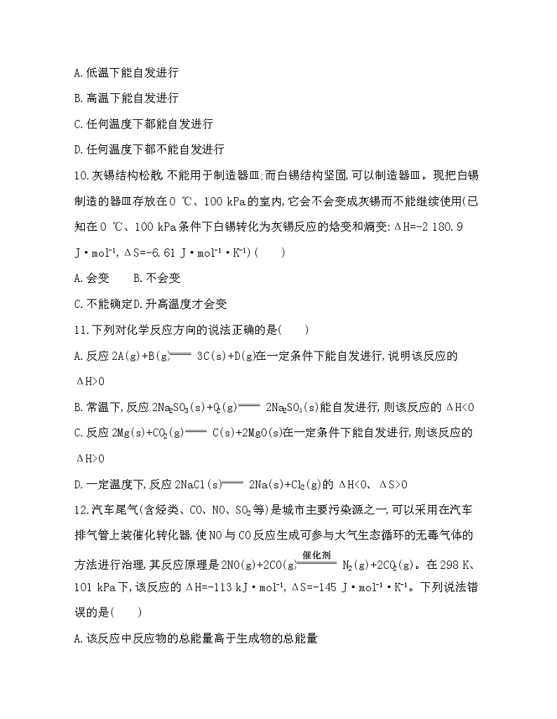 2.1 化学反应的方向第3页