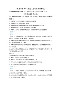 湖南省攸县第一中学2022-2023学年高三化学上学期第五次月考试卷（Word版附解析）