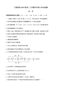 2022届山东省临沂市兰陵县第四中学高三上学期开学收心考试化学试题含解析