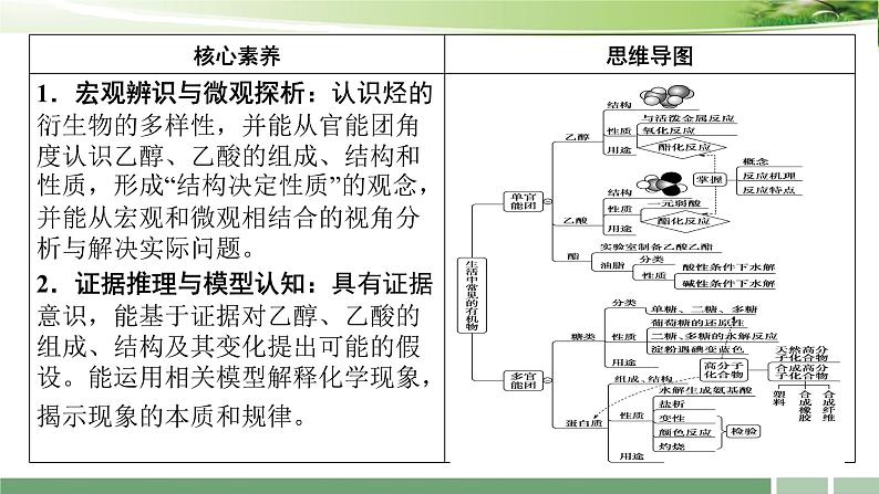 2023届高考化学一轮复习课件：《第30讲+乙醇和乙酸　基本营养物质》03