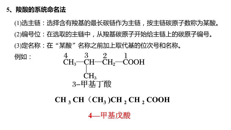 2020-2021学年高二化学人教版2019高中化学选择性必修三第三章第四节第一课时羧酸课件第6页