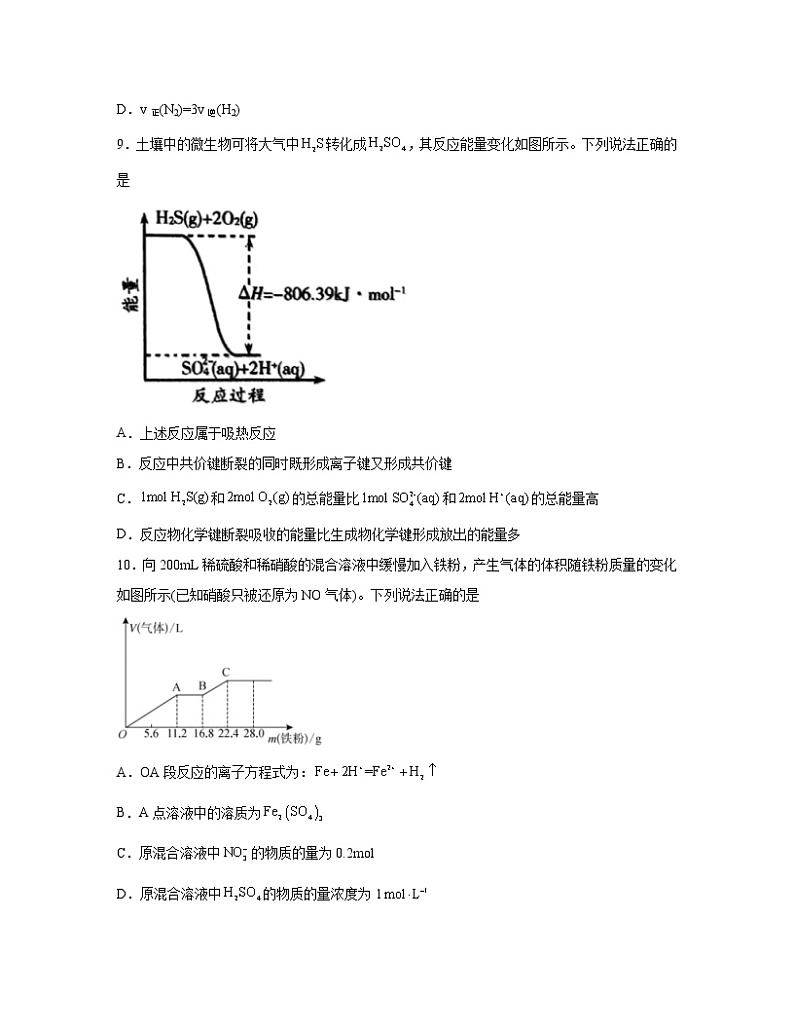 2022-2023学年云南省丽江市高一下册期末化学专项突破模拟题（AB卷）含解析03