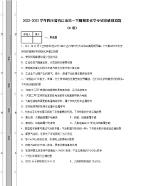 2022-2023学年四川省内江市高一下册期末化学专项突破模拟题（AB卷）含解析