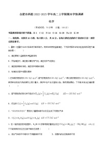 安徽省合肥市两校2022-2023学年高二上学期期末学情调研化学试题（Word版含答案）