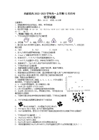 2022-2023学年四川省成都市高新实高高一上学期12月月考化学试卷（Word版含答案）