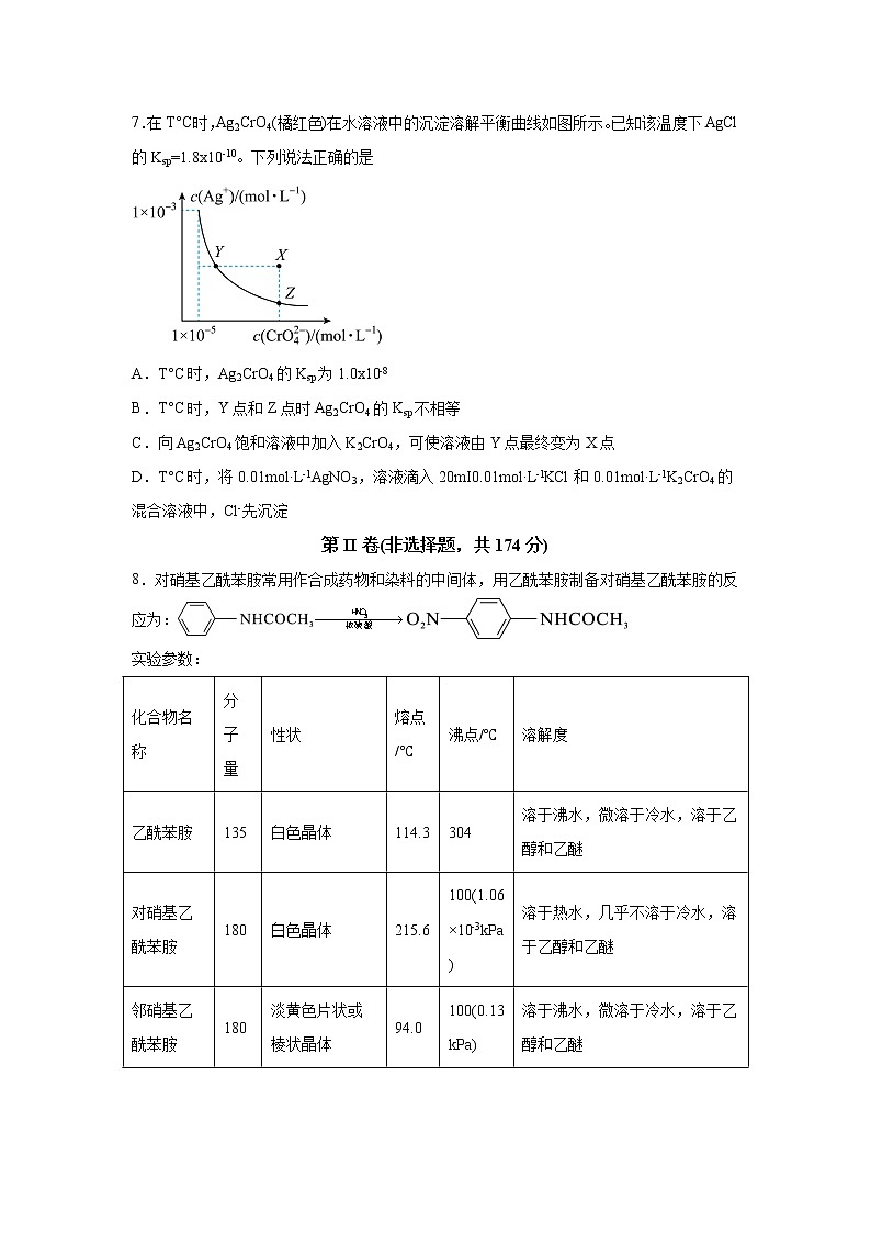 2022届云南省曲靖市第二中学高三第二次模拟考试理科综合化学试题（含解析）03
