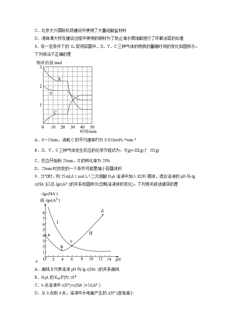 2022-2023学年青海省西宁市城西区青师大附中高二上学期12月月考化学试题（Word版含答案）第3页