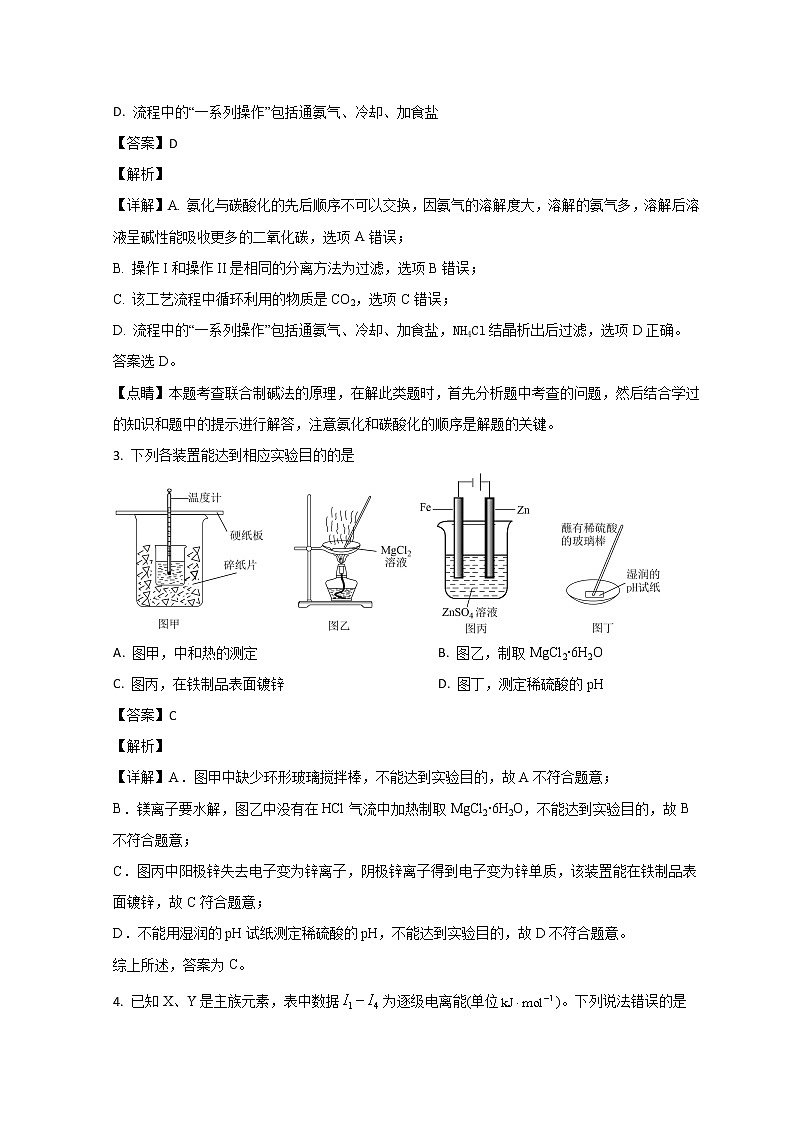 山东省德州市第一中学2022-2023学年高二上学期1月期末考试化学试题第2页