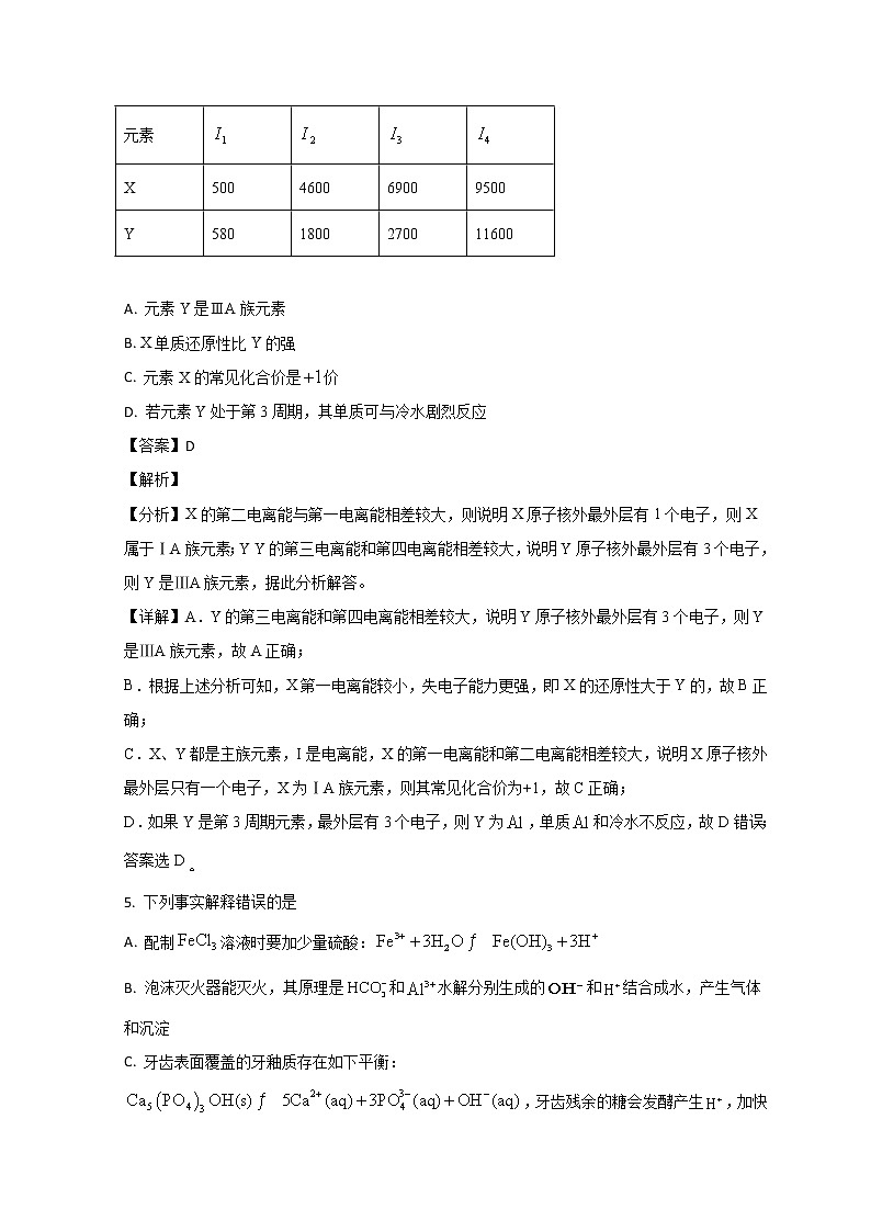 山东省德州市第一中学2022-2023学年高二上学期1月期末考试化学试题第3页