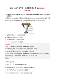 2023年高考第一次模拟考试卷：化学（天津B卷）（全解全析）