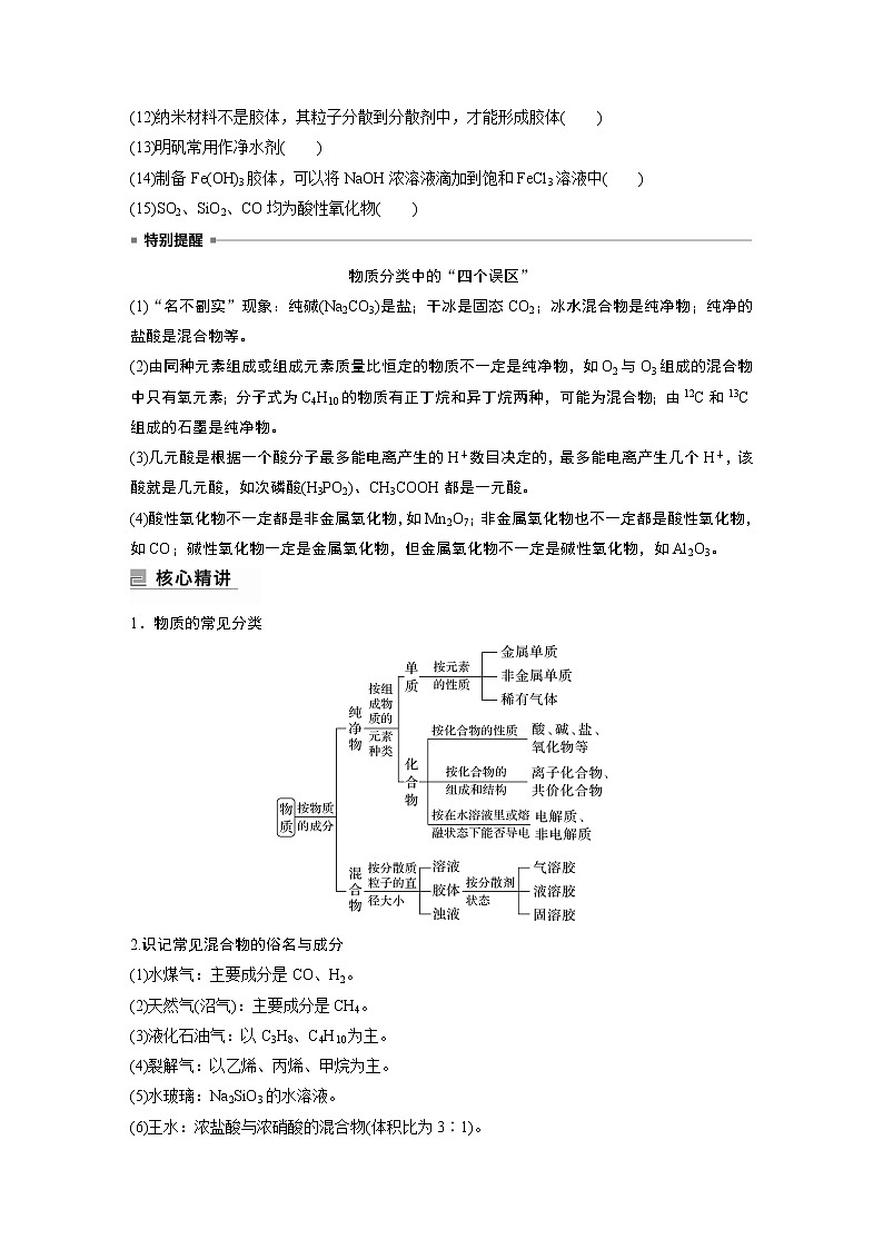 专题1　物质的组成、分类　化学用语第2页