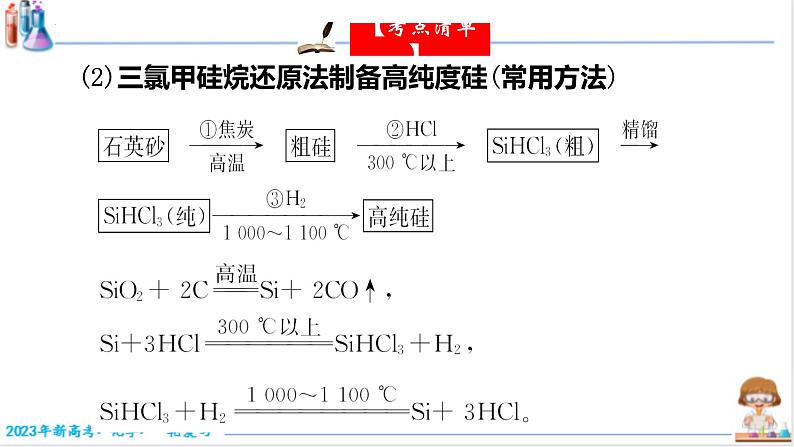 2023届高三化学一轮复习  硅及其化合物  课件07