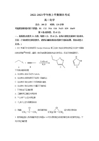 云南省昆明市顶级中学2022-2023学年高二上学期期末考试化学试题（解析版）