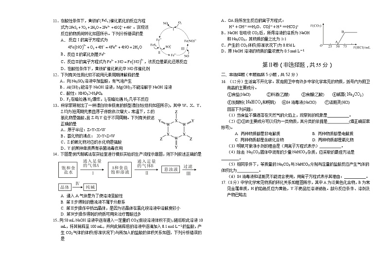 辽宁省葫芦岛市2022-2023学年高一上学期期末学业质量监测化学试题第2页