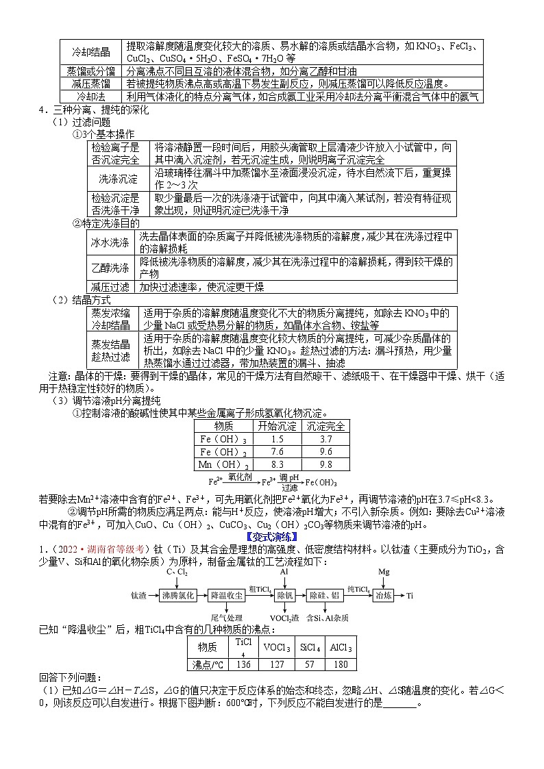 【新高考】2023年高考化学二轮题型精讲精练——专题29 无机化工流程综合分析03