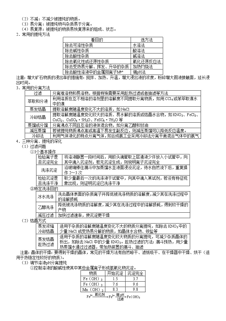【新高考】2023年高考化学二轮题型精讲精练——专题29 无机化工流程综合分析03