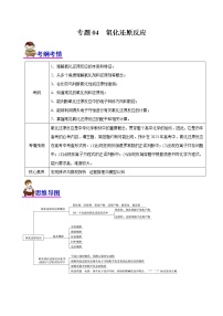 【高考二轮复习】2023年高考化学精讲+精练+小测（全国通用）——专题04  氧化还原反应（讲）（原卷版+解析版）