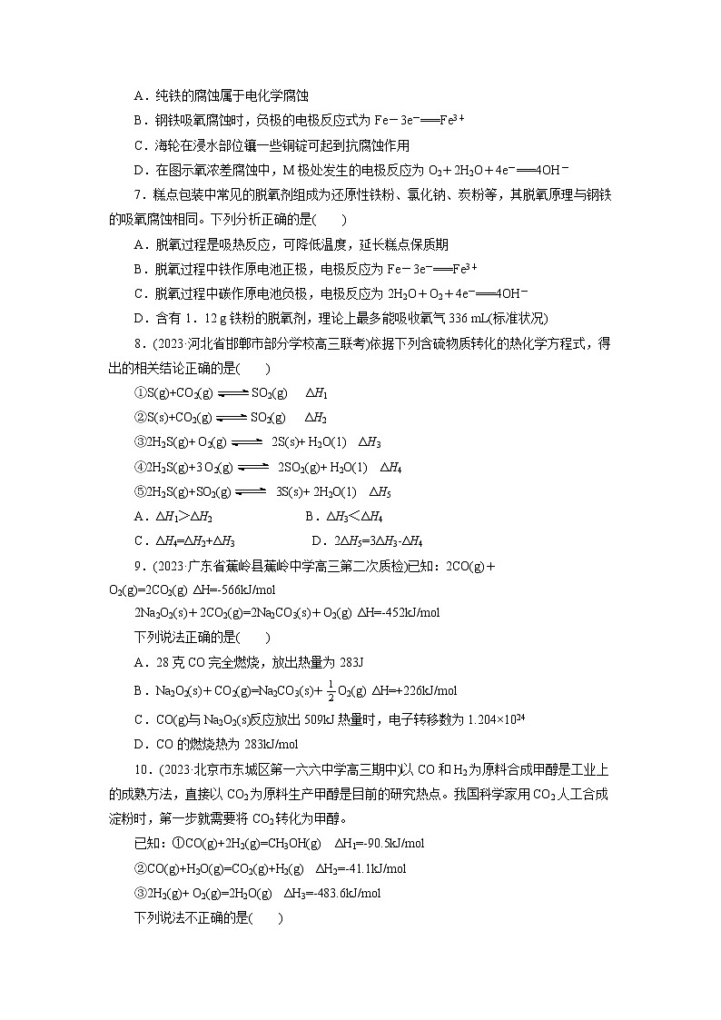 【高考二轮复习】2023年高考化学精讲+精练+小测（全国通用）——专题08 化学反应与能量变化（练）（原卷版+解析版）03