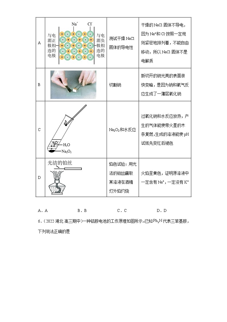 模拟卷04-2023年高三化学对接新高考全真模拟试卷（云南，安徽，黑龙江，山西，吉林五省通用）(原卷版)第3页