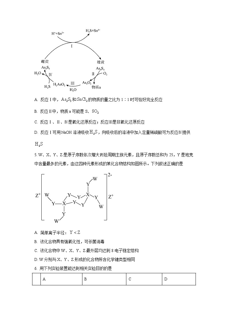 湖南省祁阳市重点中学2023届高三第五次月考试题  化学（解析版）02