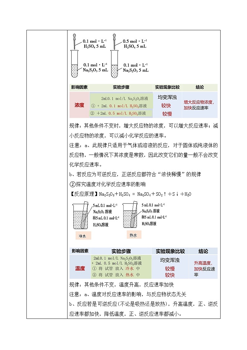 《化学反应速率》第二课时教学设计第3页