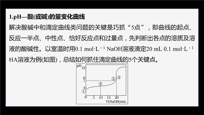 专题3第三单元 盐类的水解 微专题12　酸碱中和反应过程中的图像分析课件PPT03