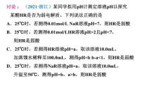 2023届高三化学一轮复习课件：专题20  水的电离和溶液的酸碱性