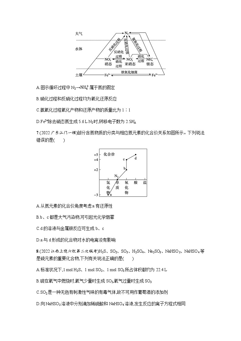 2023届高考化学二轮复习元素及其化合物作业含答案第3页