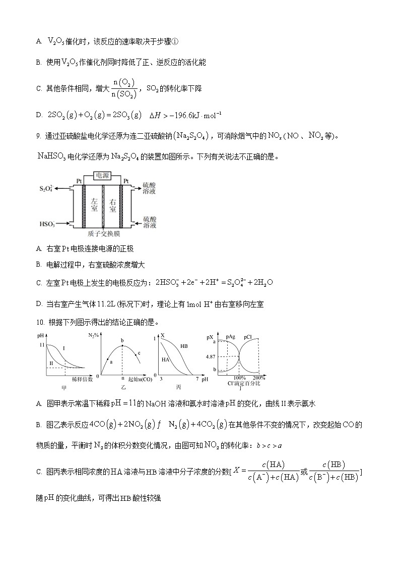 江苏省南通市海安市2022-2023学年高二上学期1月期末考试 化学 Word版03