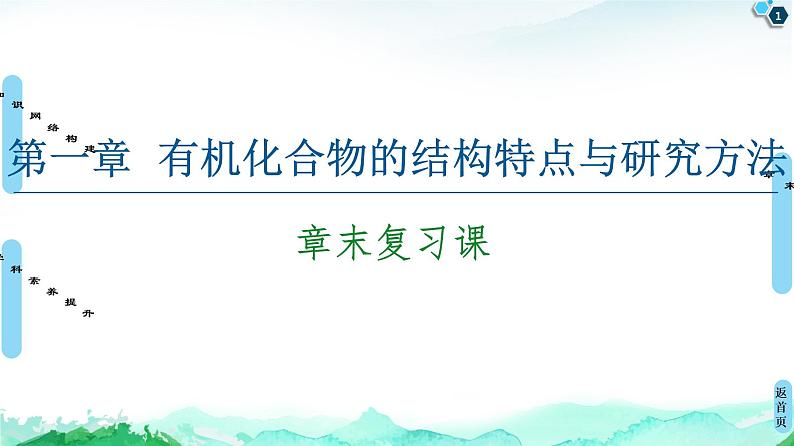 第1章  章末复习课 课件【新教材】人教版（2019）高中化学选择性必修3第1页