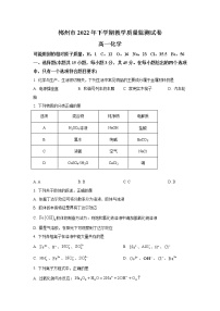 湖南省郴州市2022-2023学年高一上学期期末化学试题（解析版）