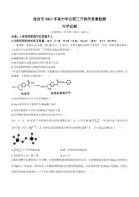 2023年福建省龙岩市高三下学期3月教学质量检测化学试题含答案解析