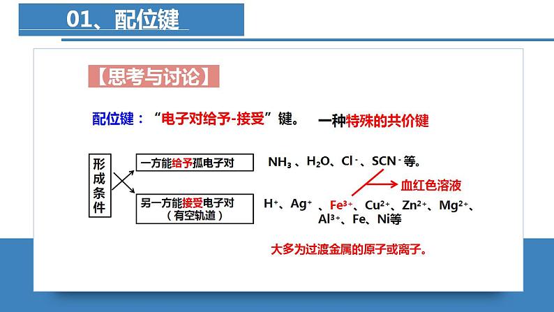 高二化学人教版2019选择性必修二3.4.1  配合物与超分子（第1课时  配合物）课件+练习含解析07