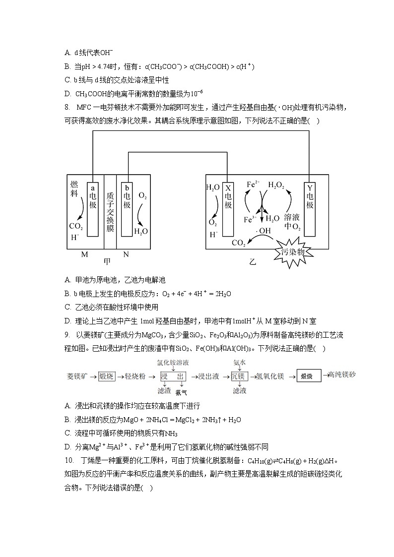 2021-2022学年湖南省天壹名校联盟高二（下）月考化学试卷（3月份）（A卷）（含答案解析）03