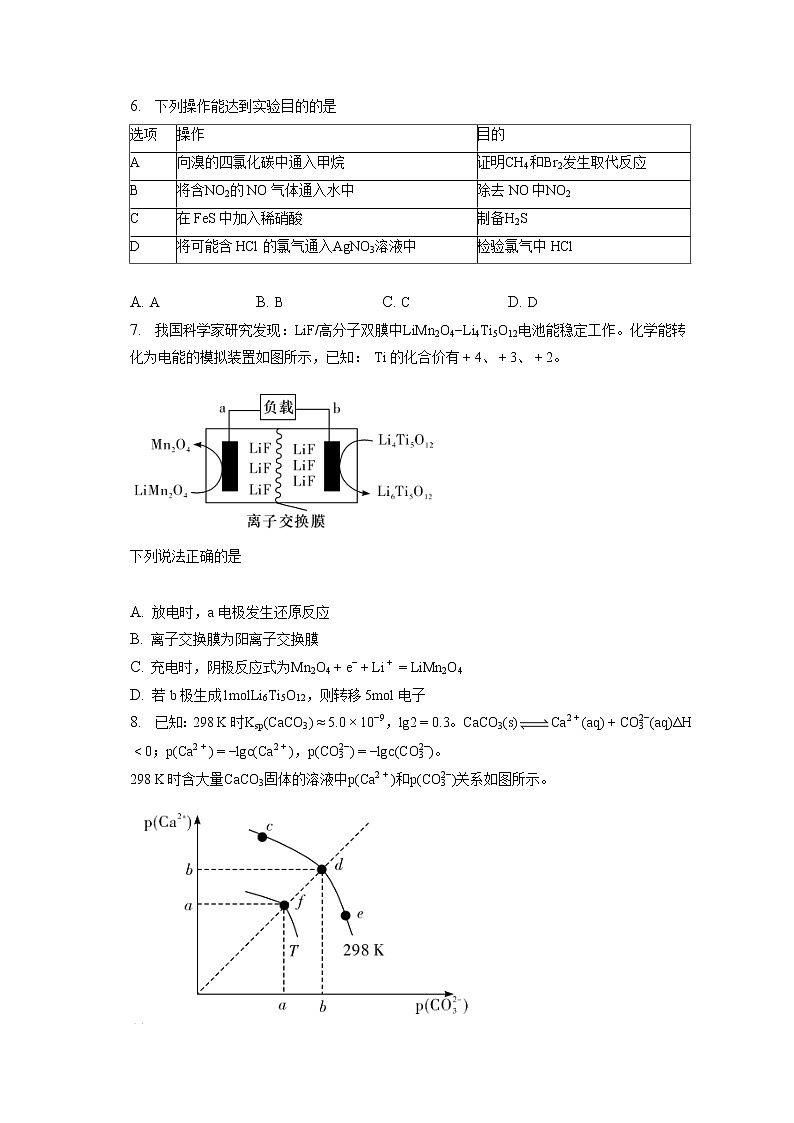 2021-2022学年湖南省长沙市长郡中学高二（下）月考化学试卷（第一次）（含答案解析）02
