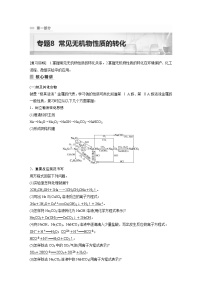 2023年高考化学二轮复习（新高考版）专题8常见无机物性质的转化(教师版)