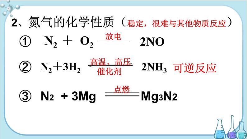 第五章 第二节 第1课时 氮气与氮的固定 一氧化氮和二氧化氮（课件PPT+同步练习）05