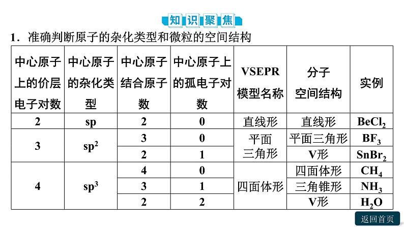 第二章聚焦突破(二)　拼盘考查分子结构与物质的性质课件PPT02