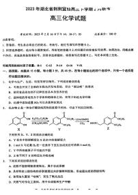 湖北省荆荆宜仙2022-2023学年高三下学期2月联考试题 化学 （PDF版含解析）