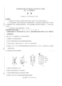 河南省部分重点中学2022-2023学年高二上学期11月联考化学试题（PDF版含解析）